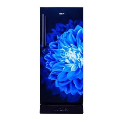 Haier 190 L 5 Star Marine Dahelia Finish Direct Cool Single Door Refrigerator with Base Drawer HRD2105PMD